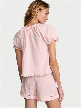 Cotton Dream Kabarık Kollu Kısa Pijama Takımı
