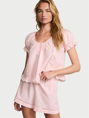 Cotton Dream Kabarık Kollu Kısa Pijama Takımı