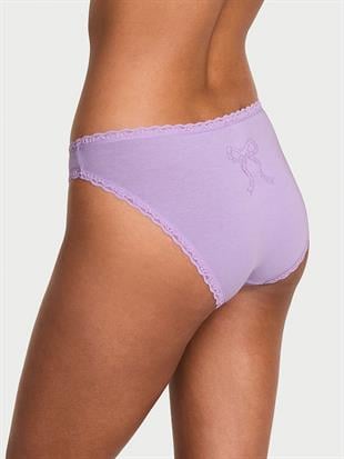 Dantel Detaylı Pamuklu Bikini Külot
