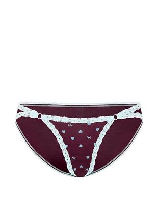 Dantel Detaylı Pamuklu Cheeky Külot