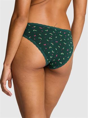Dantel Detaylı Pamuklu Cheeky Külot