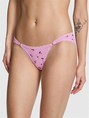 Dantel Detaylı Pamuklu Cheeky Külot