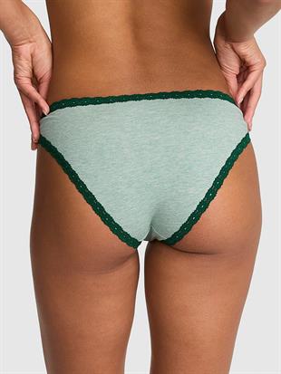 Dantel Detaylı Pamuklu Cheeky Külot
