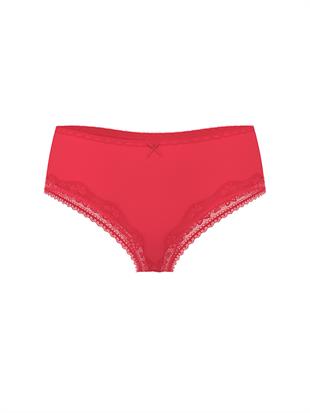 Dantel Detaylı Pamuklu Fiyonklu Cheeky Külot