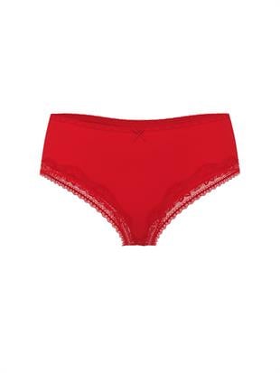 Dantel Detaylı Pamuklu Fiyonklu Cheeky Külot