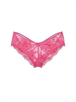 Dantelli Askılı Halka Detaylı Cheeky Külot