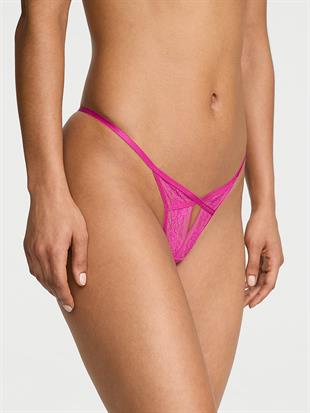 Dantelli Askılı V-String Külot