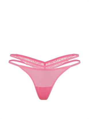 Dantelli Askılı V-String Külot