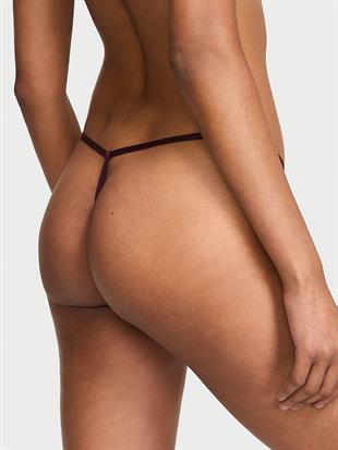 Dantelli Askılı V-String Külot