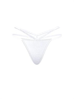 Dantelli Askılı V-String Külot