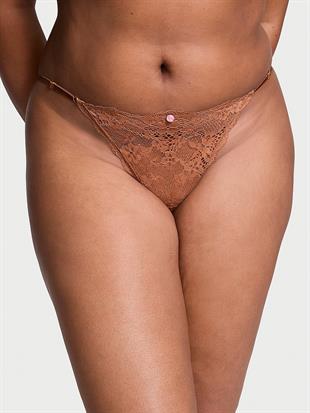 Dantelli Ayarlanabilir Askılı Bikini Külot