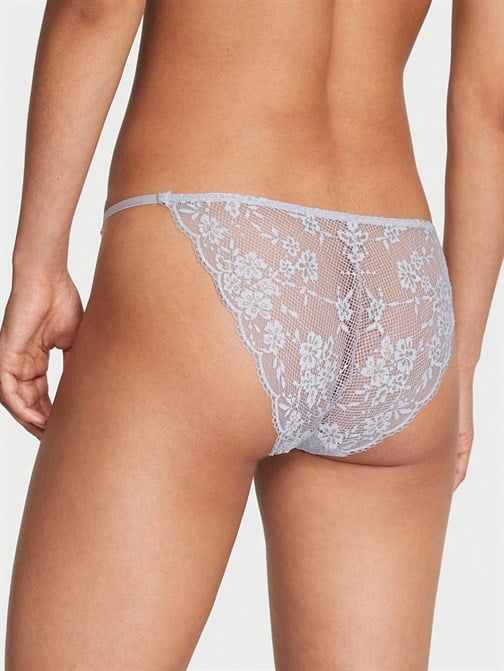 Dantelli Ayarlanabilir Askılı Bikini Külot