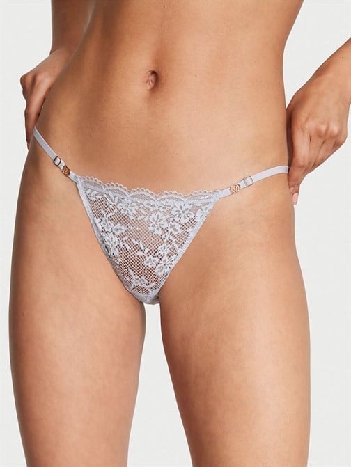 Dantelli Ayarlanabilir Askılı Bikini Külot
