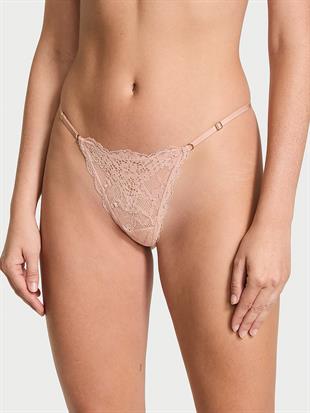 Dantelli Ayarlanabilir V-String Külot