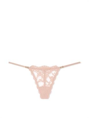 Dantelli Ayarlanabilir V-String Külot