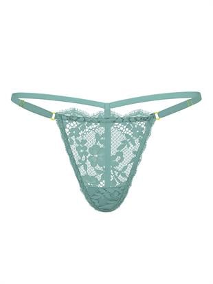 Dantelli Ayarlanabilir V-String Külot