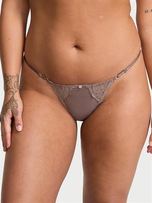 Dantelli Ayarlanabilir V-String Külot