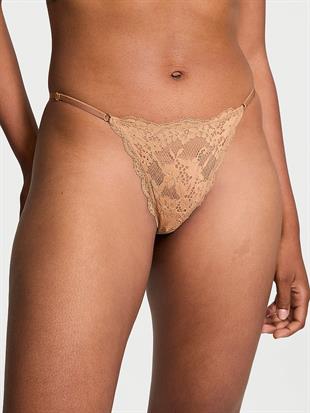 Dantelli Ayarlanabilir V-String Külot