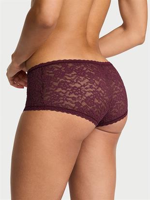 Dantelli Düşük Bel Boyshort Külot