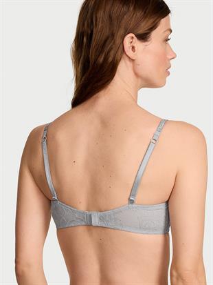 Dantelli Gradyan Işıltılı Bandeau Sütyen