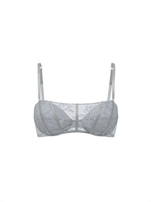 Dantelli Gradyan Işıltılı Bandeau Sütyen