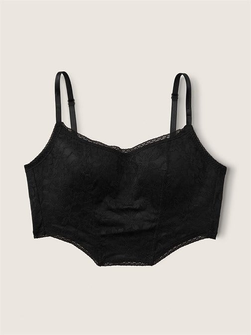 Dantelli Hafif Destekli Korse Bralet