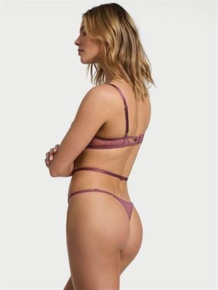 Dantelli Hafif Dolgu Destekli Askılı Teddy