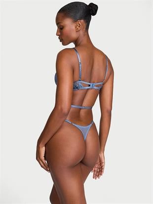 Dantelli Hafif Dolgu Destekli Askılı Teddy