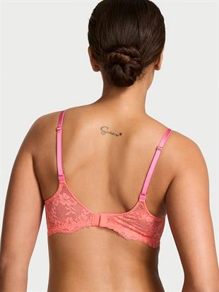 Dantelli Hafif Dolgu Destekli Demi Sütyen