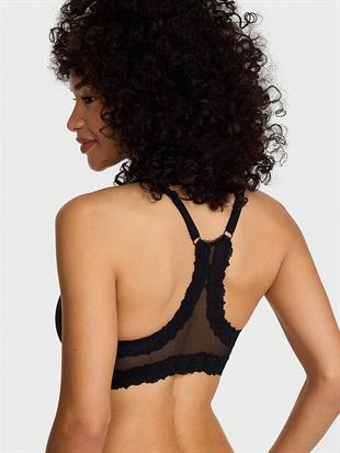 Dantelli Hafif Dolgu Destekli Racerback Demi Sütyen