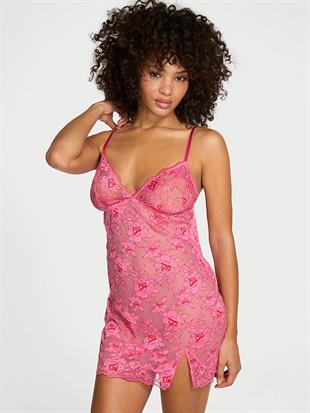 Dantelli Kısa Gecelik