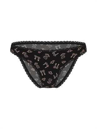 Dantelli Pamuklu Bikini Külot