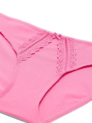Dantelli Pamuklu Bikini Külot