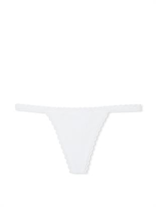 Dantelli Pamuklu V-String Külot