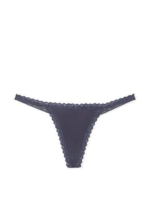 Dantelli Pamuklu V-String Külot