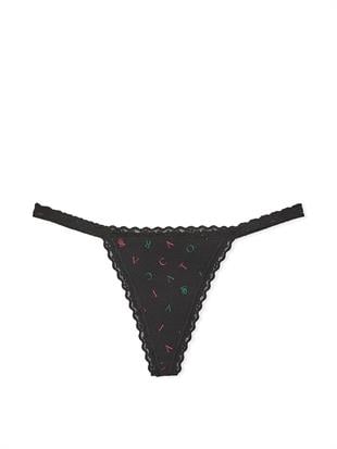 Dantelli Pamuklu V-String Külot