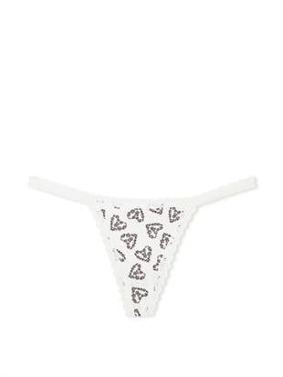 Dantelli Pamuklu V-String Külot