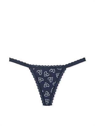 Dantelli Pamuklu V-String Külot