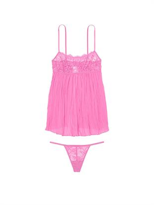 Dantelli Pileli Babydoll
