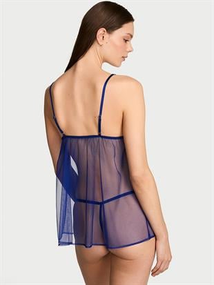 Dantelli Üçgen Babydoll Takımı