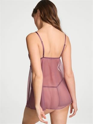 Dantelli Üçgen Babydoll Takımı
