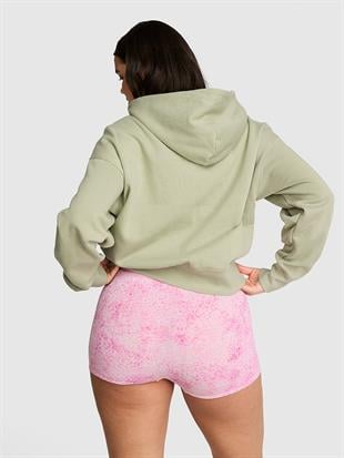 Dar Kesim Fermuarlı Kapüşonlu Sweatshirt