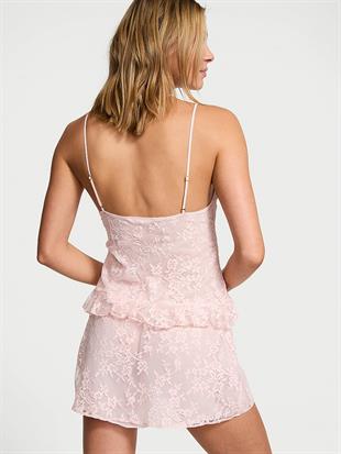 Dare to Dream Dantelli Volanlı Mini Gecelik