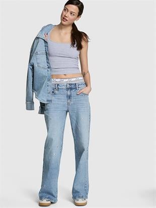 Denim by PINK Bol Paça Pantolon