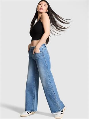 Denim by PINK Bol Paça Pantolon