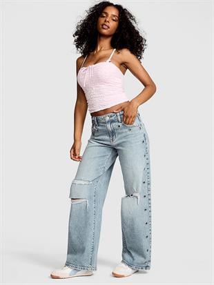 Denim by PINK Bol Paça Pantolon