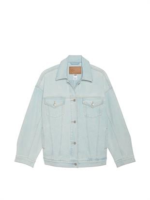 Denim by PINK Oversize Trucker Ceket