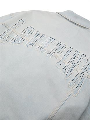 Denim by PINK Oversize Trucker Ceket