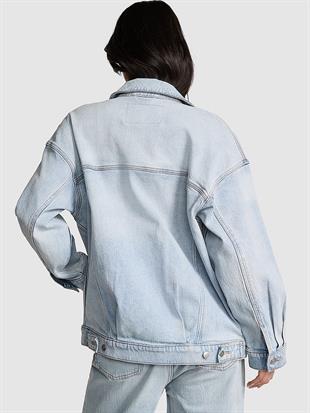Denim by PINK Oversize Trucker Ceketi