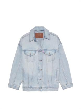 Denim by PINK Oversize Trucker Ceketi